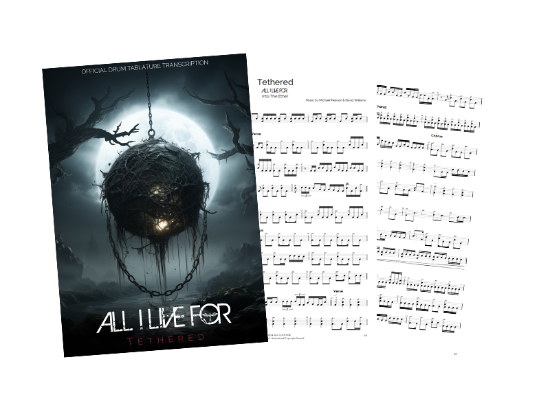 Tethered - Drum TAB (Digital Download)