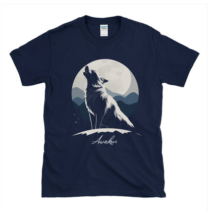 Awaken Wolf Silhouette Unisex T-Shirt