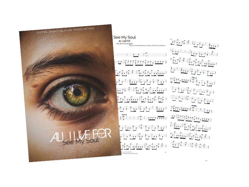 See My Soul - Drum TAB (Digital Download)