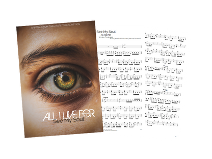 See My Soul - Drum TAB (Digital Download)